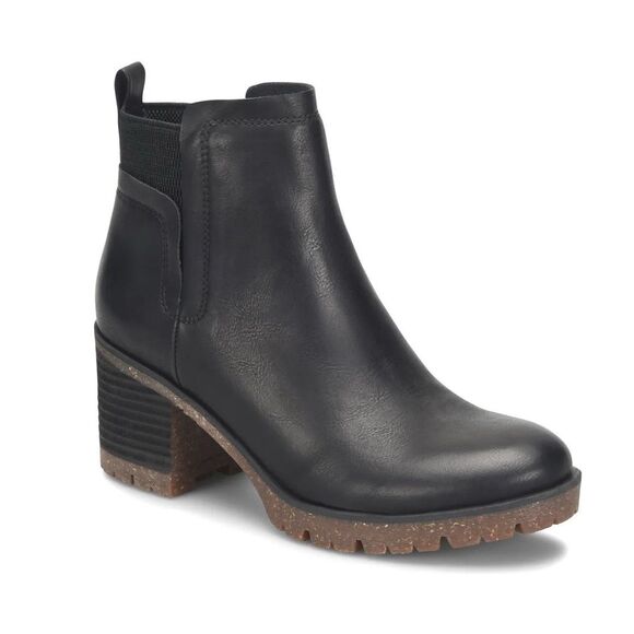 KORKS NWOB Elsie Black Block Heel Ankle Bootie - Picture 1 of 13